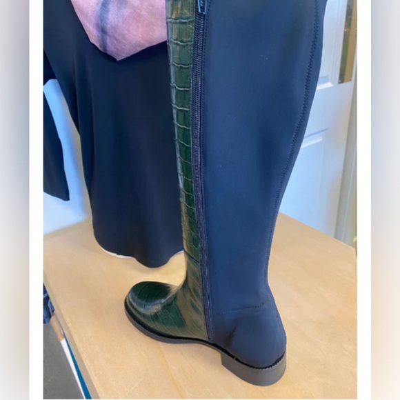 Unity in Diversity Mozart Knee Height Riding Boots Black & Green sizes 36 37 - Picture 4 of 7